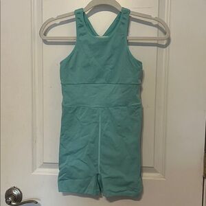 Free People Movement Teal Athletic Romper